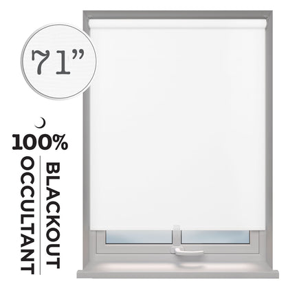 Hauz | Cordless Blackout Blinds 71x77 White