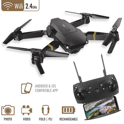 Escape | Foldable remote-controlled quadrotor drone with 2 cameras
