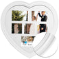 Hauz | Heart-shaped collage frame for 6 pictures