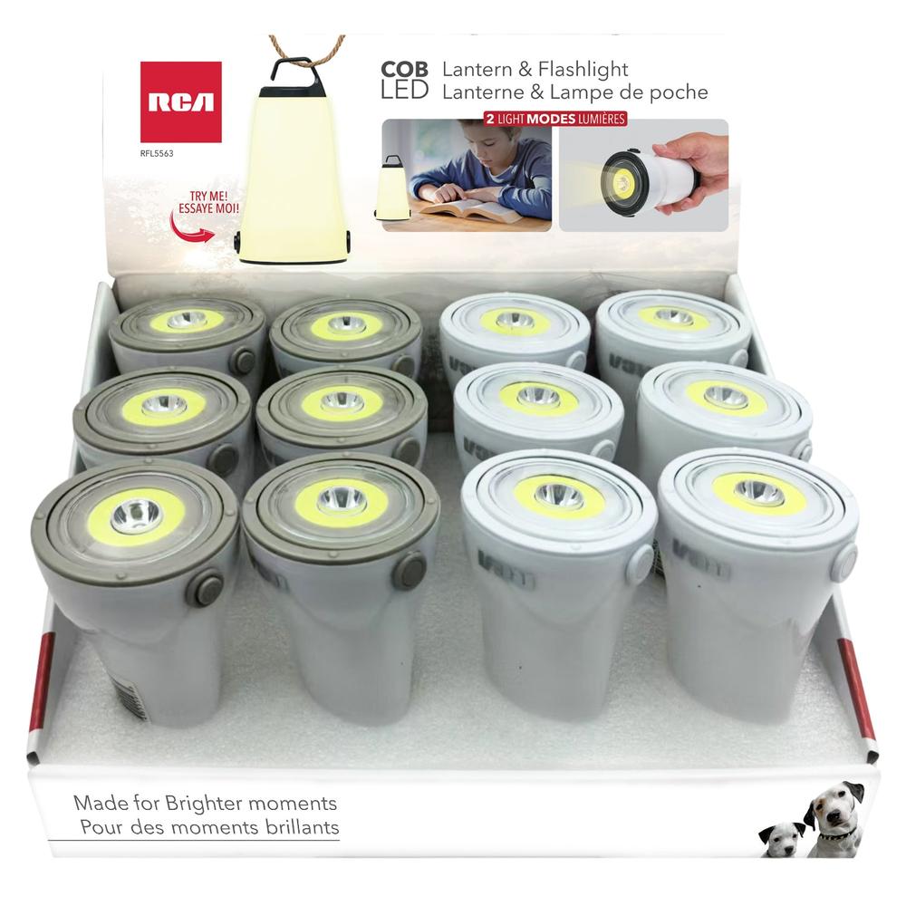 RCA | 3-Way COB LED Camping lantern Light